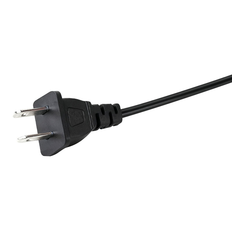 Американский стандарт 2-контактный плоский штекер 2-контактный круглый шнур питания